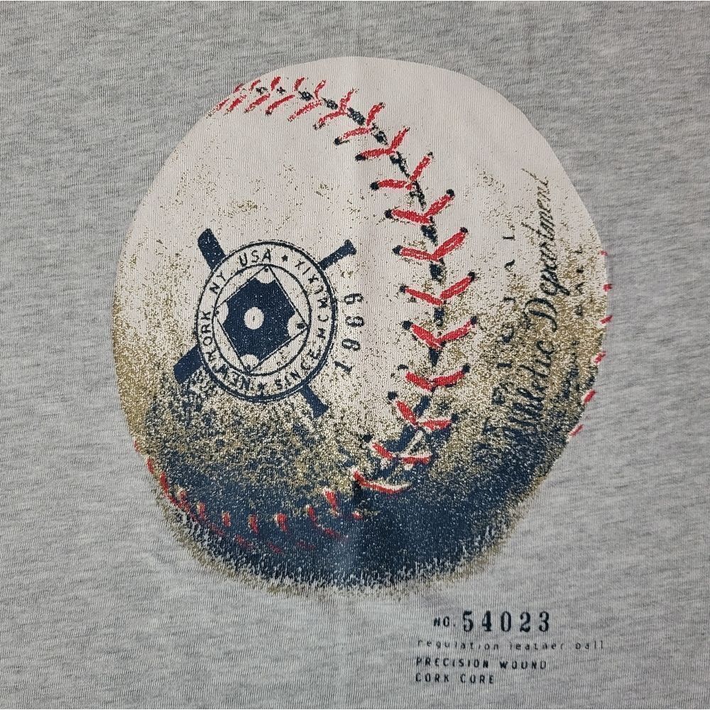 Gap Boys Gray Short Sleeve Baseball Graphic T-Shirt - Picture 6 of 8
